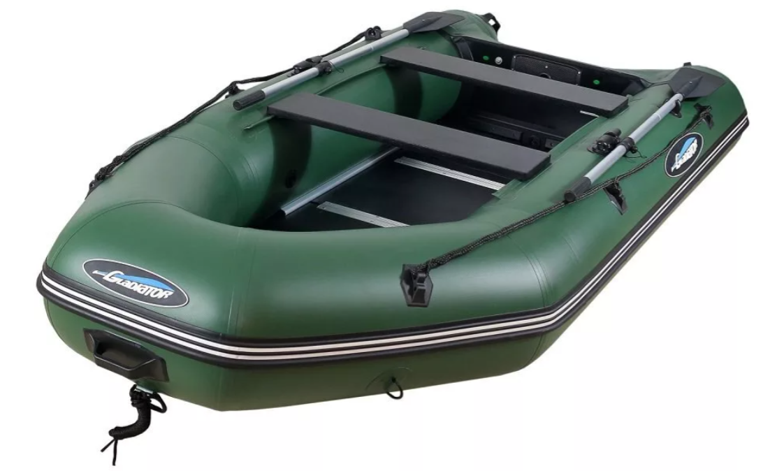 МОТОРНО-ГРЕБНАЯ ЛОДКА ПВХ GLADIATOR А 340 ТК С ФАНЕРНЫМ ПОЛОМ в Ханты-Мансийске