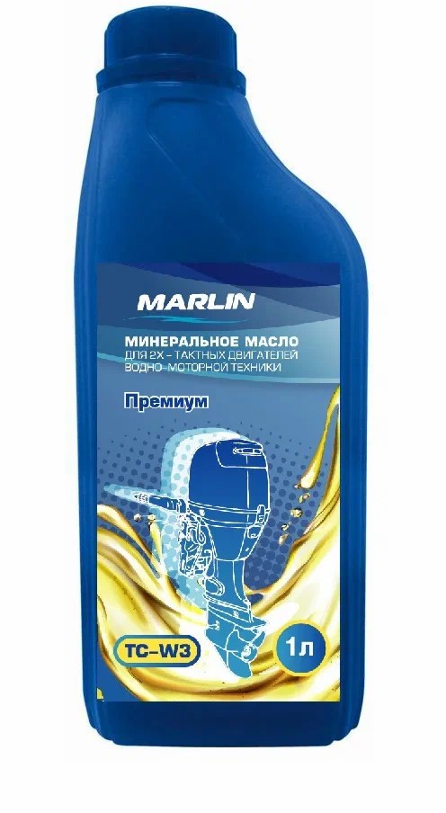 МАСЛО МИНЕРАЛЬНОЕ MARLIN ПРЕМИУМ 2Т, TC-W3, 1 ЛИТР в Ханты-Мансийске