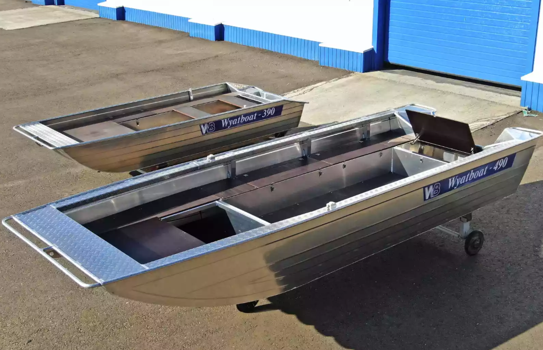 Алюминиевая лодка Wyatboat-490 Jonboat в Ханты-Мансийске