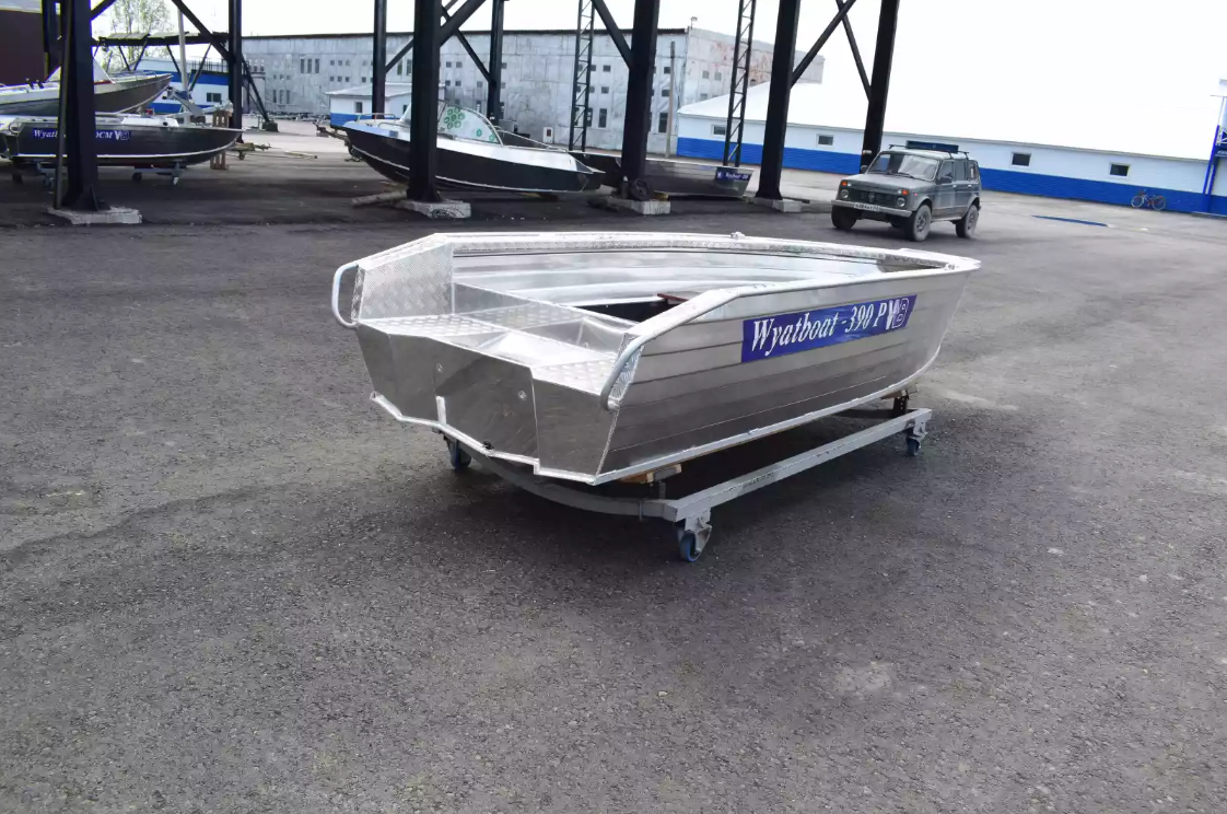 Алюминиевая лодка Wyatboat-390Р Увеличенный борт в Ханты-Мансийске