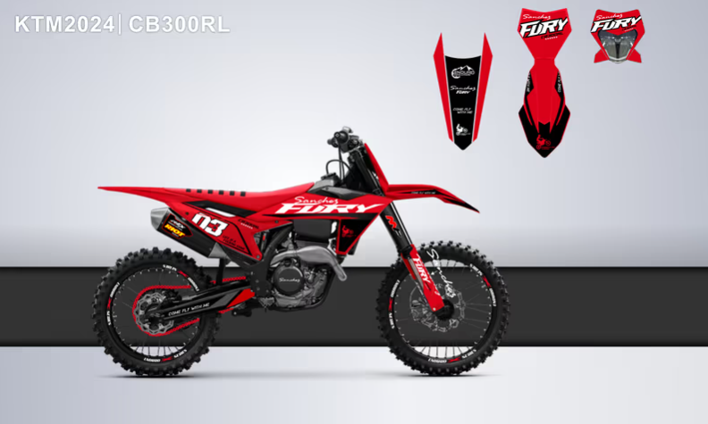 Кроссовый мотоцикл Sanchez Fury CB300RL в Ханты-Мансийске