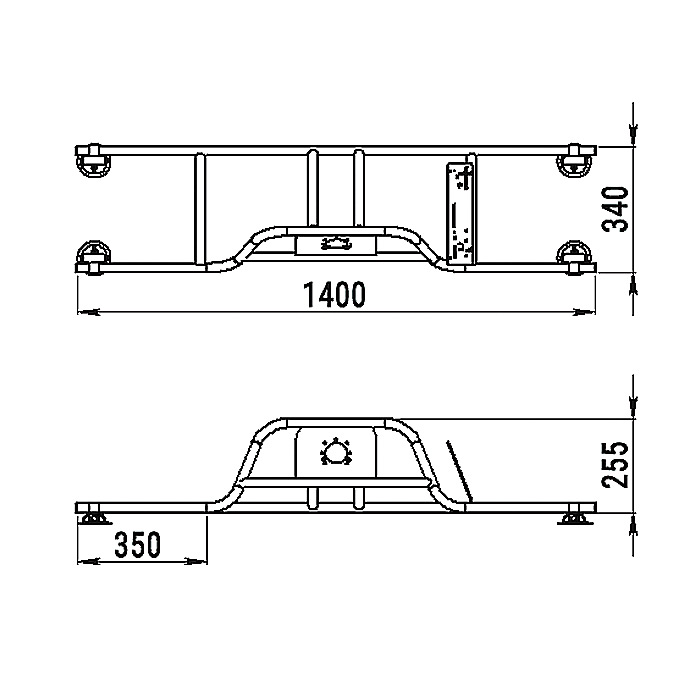 Стойка рулевая с бортовым креплением малая в Ханты-Мансийске