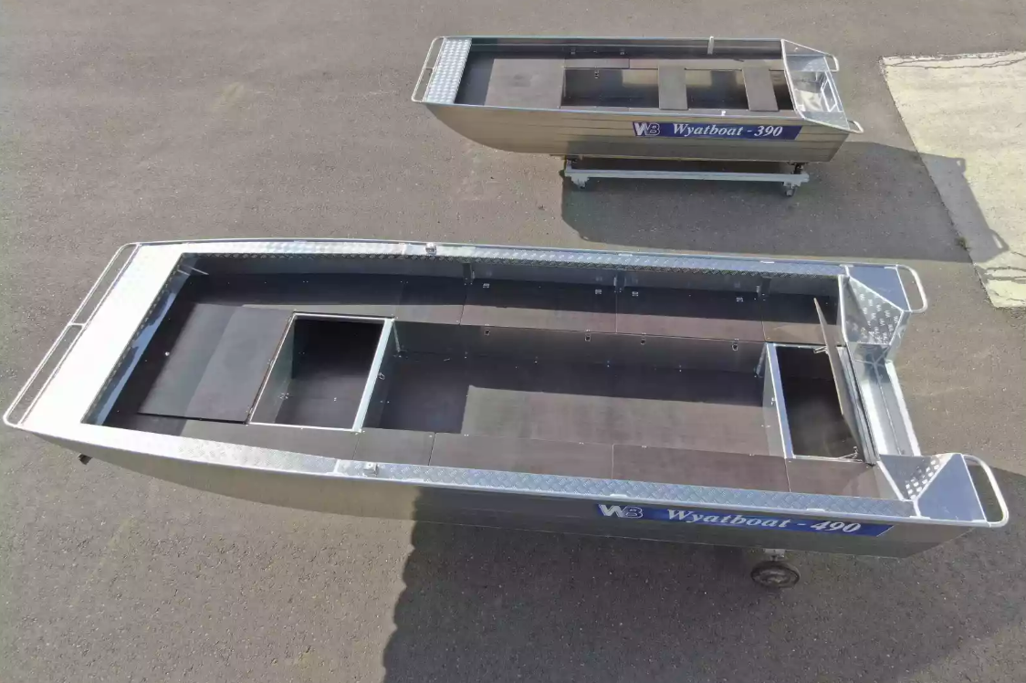 Алюминиевая лодка Wyatboat-490 Jonboat в Ханты-Мансийске
