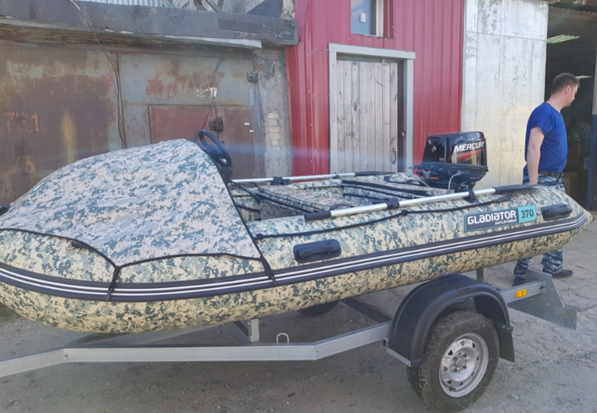 НАДУВНАЯ ЛОДКА GLADIATOR C370AL в Ханты-Мансийске