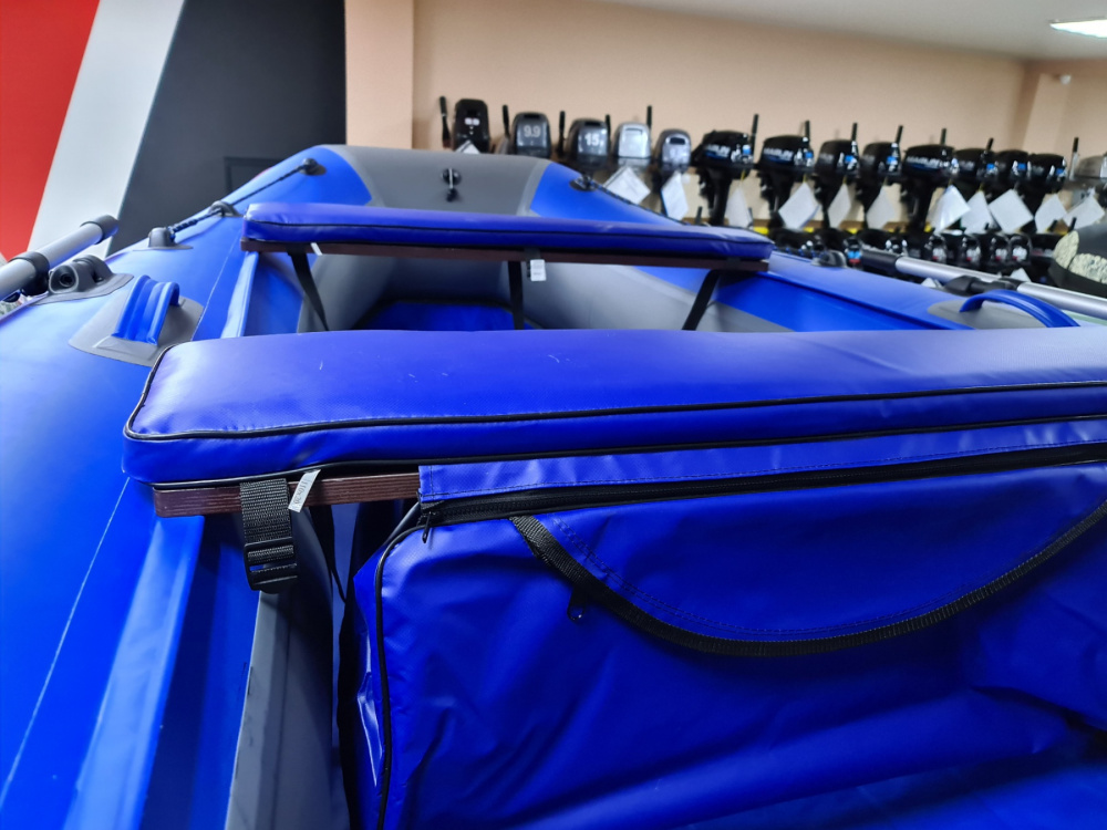 КОМПЛЕКТ МЯГКИХ НАКЛАДОК С СУМКОЙ ДЛЯ ЛОДОК 90Х20 СИНИЙ в Ханты-Мансийске