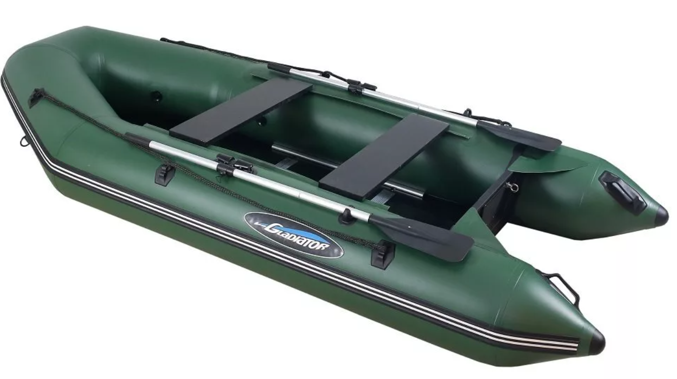 МОТОРНО-ГРЕБНАЯ ЛОДКА ПВХ GLADIATOR A 320 ТК С ФАНЕРНЫМ ПОЛОМ в Ханты-Мансийске