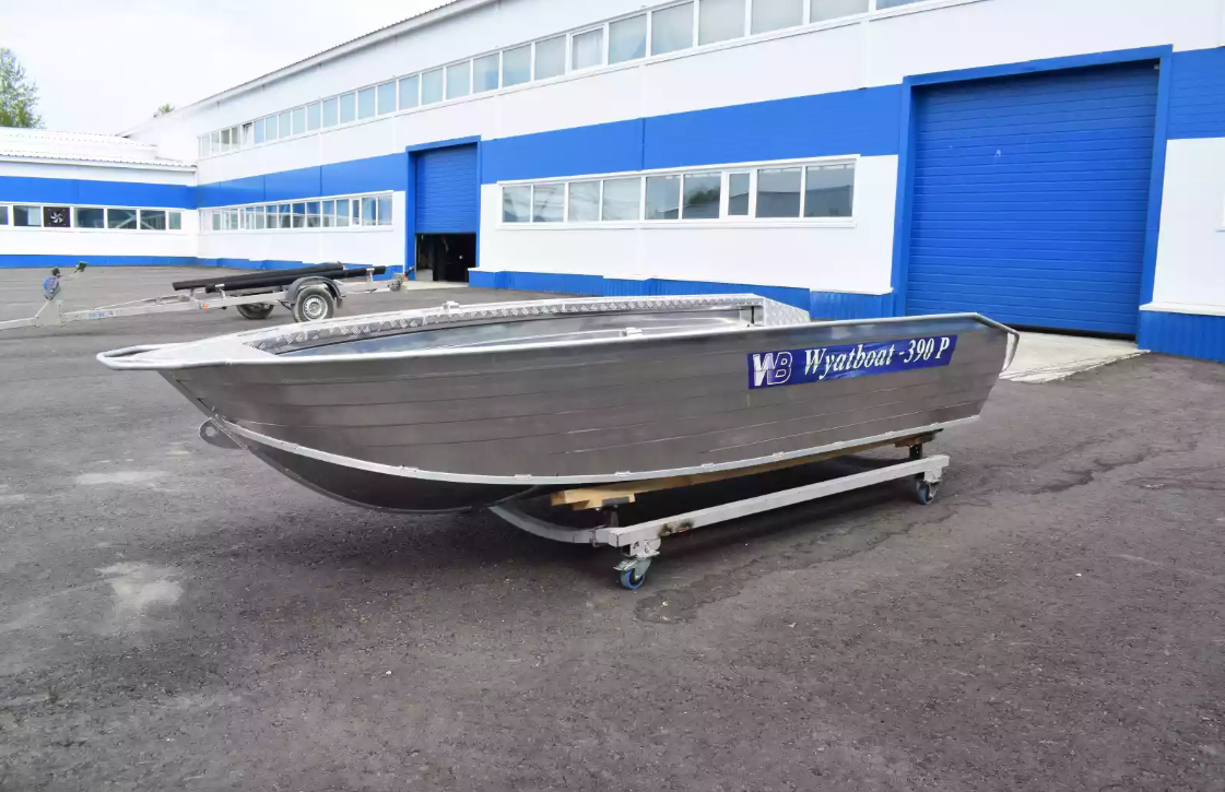 Алюминиевая лодка Wyatboat-390Р Увеличенный борт в Ханты-Мансийске
