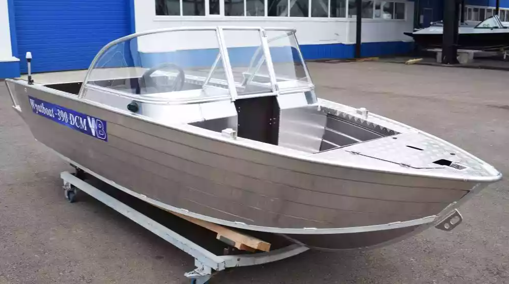 Алюминиевая лодка Wyatboat-390 DCM Увеличенный борт в Ханты-Мансийске