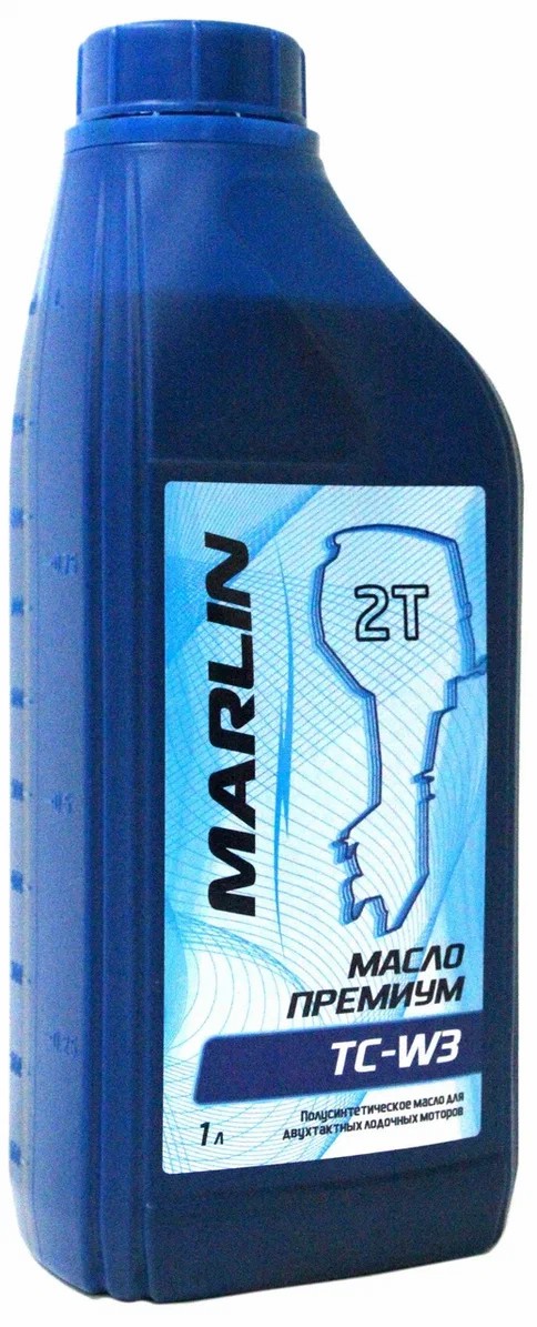МАСЛО ПОЛУСИНТЕТИЧЕСКОЕ MARLIN ПРЕМИУМ 2Т, TC-W3, 1 ЛИТР в Ханты-Мансийске