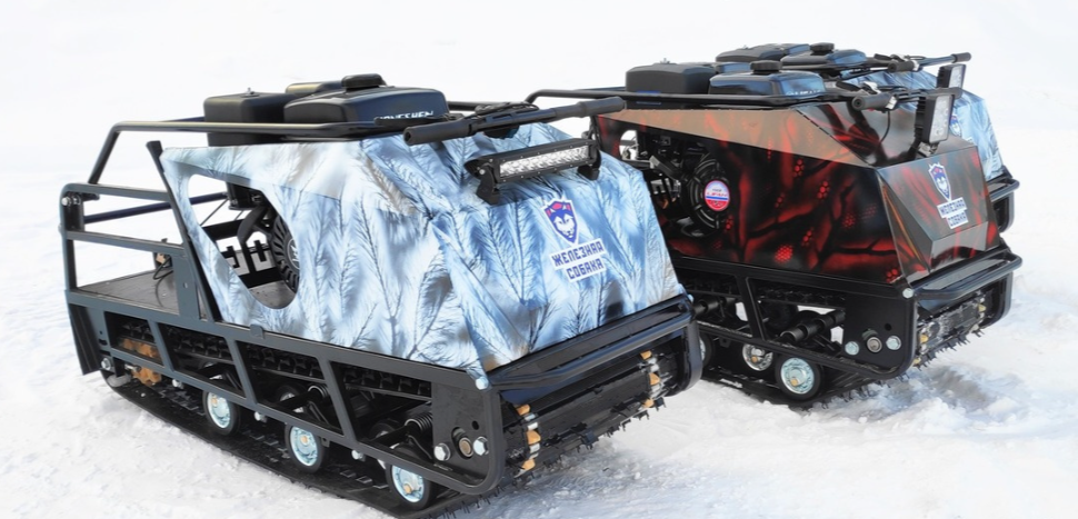 Мотобуксировщик Irondog (Железная собака) M500 20  Камуфляж Охотник в Ханты-Мансийске