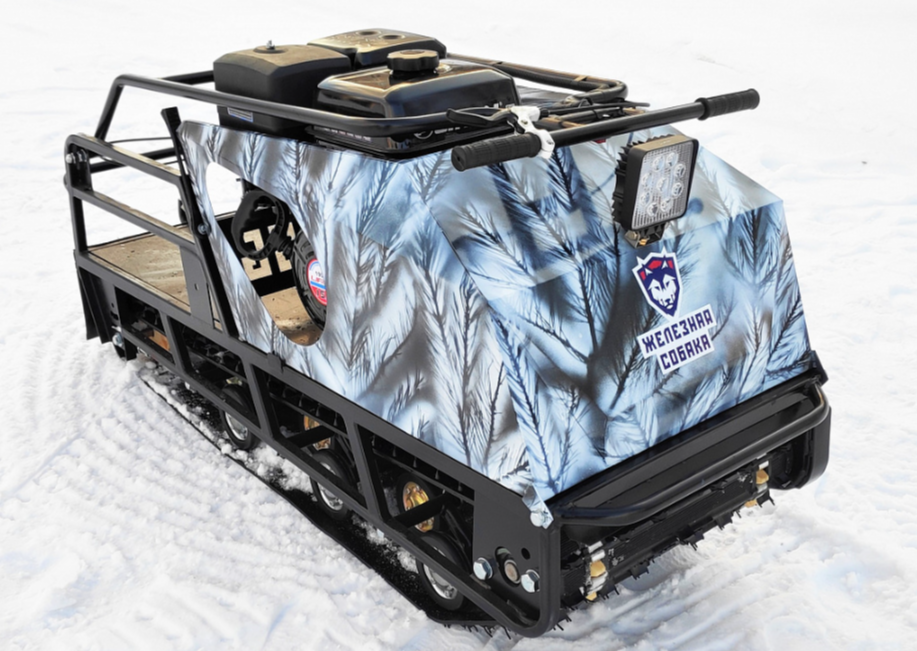 Мотобуксировщик Irondog (Железная собака) M500 20  Камуфляж Охотник в Ханты-Мансийске