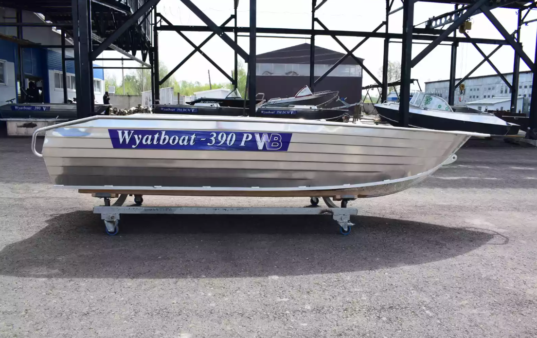 Алюминиевая лодка Wyatboat-390Р Увеличенный борт в Ханты-Мансийске
