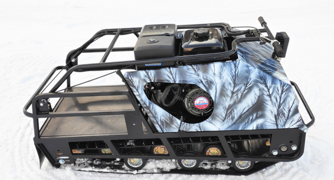 Мотобуксировщик Irondog (Железная собака) M500 20  Камуфляж Охотник в Ханты-Мансийске