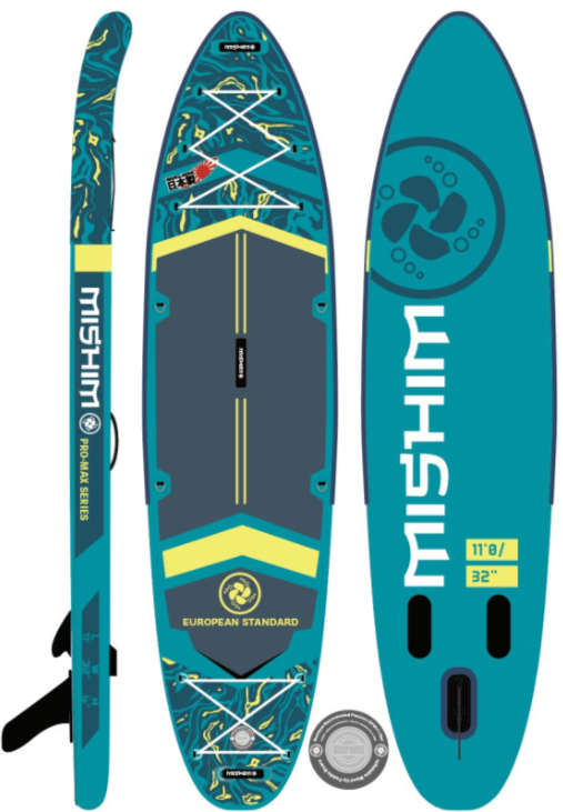 SUP (САП) Доска MISHIMO PRO-MAX Light Teal 11,6’ (355см) в Ханты-Мансийске
