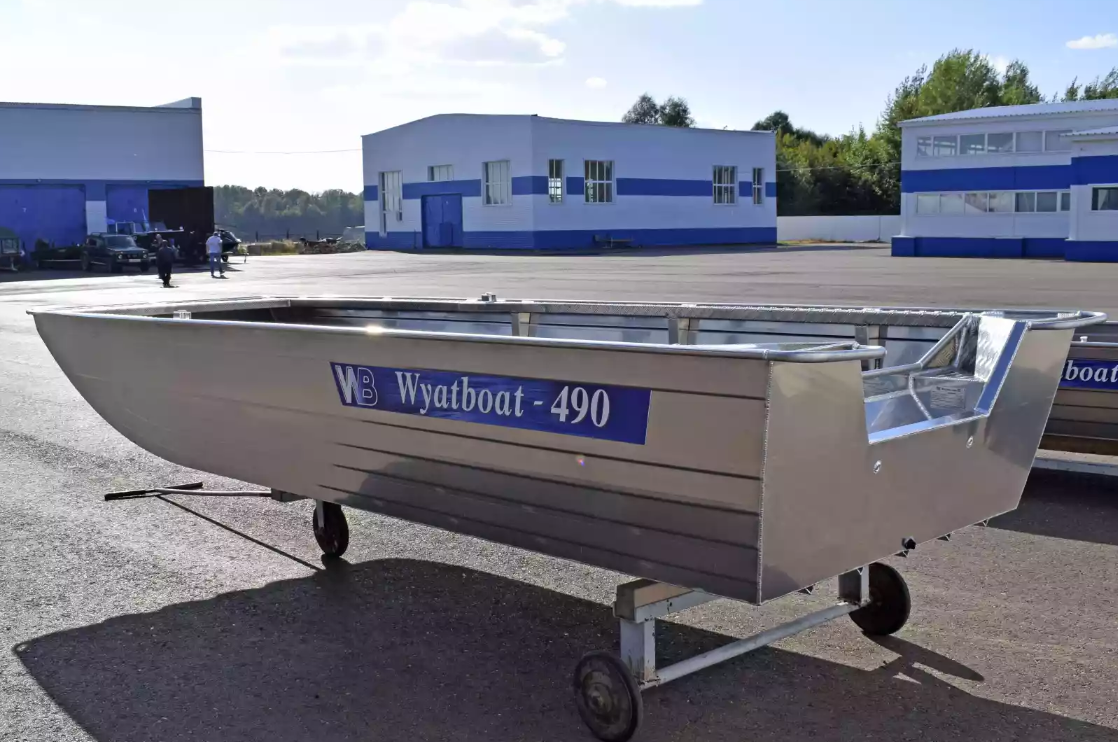 Алюминиевая лодка Wyatboat-490 Jonboat в Ханты-Мансийске