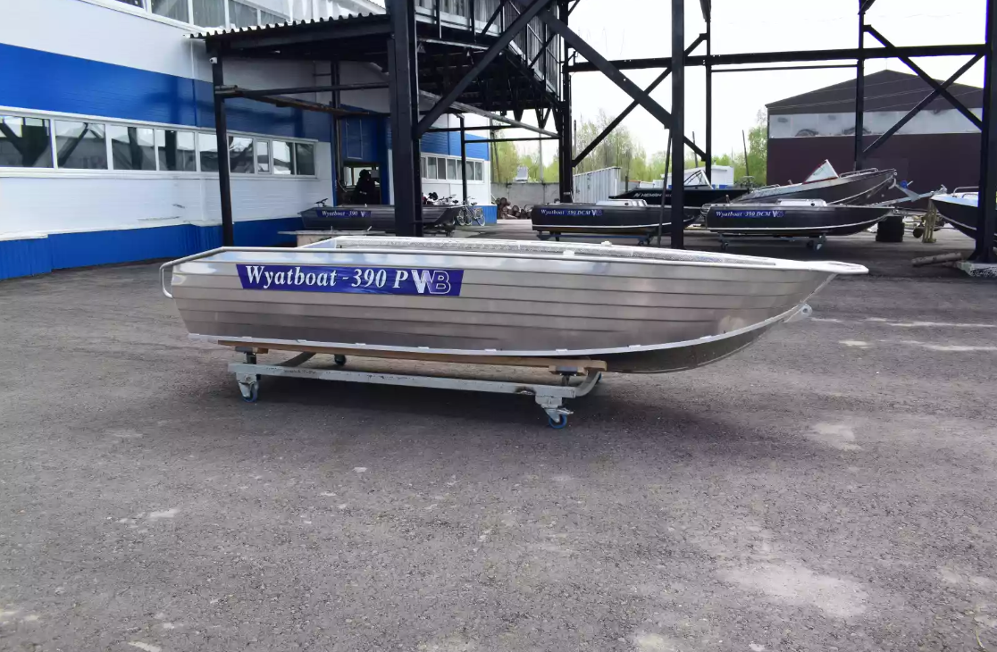 Алюминиевая лодка Wyatboat-390Р Увеличенный борт в Ханты-Мансийске