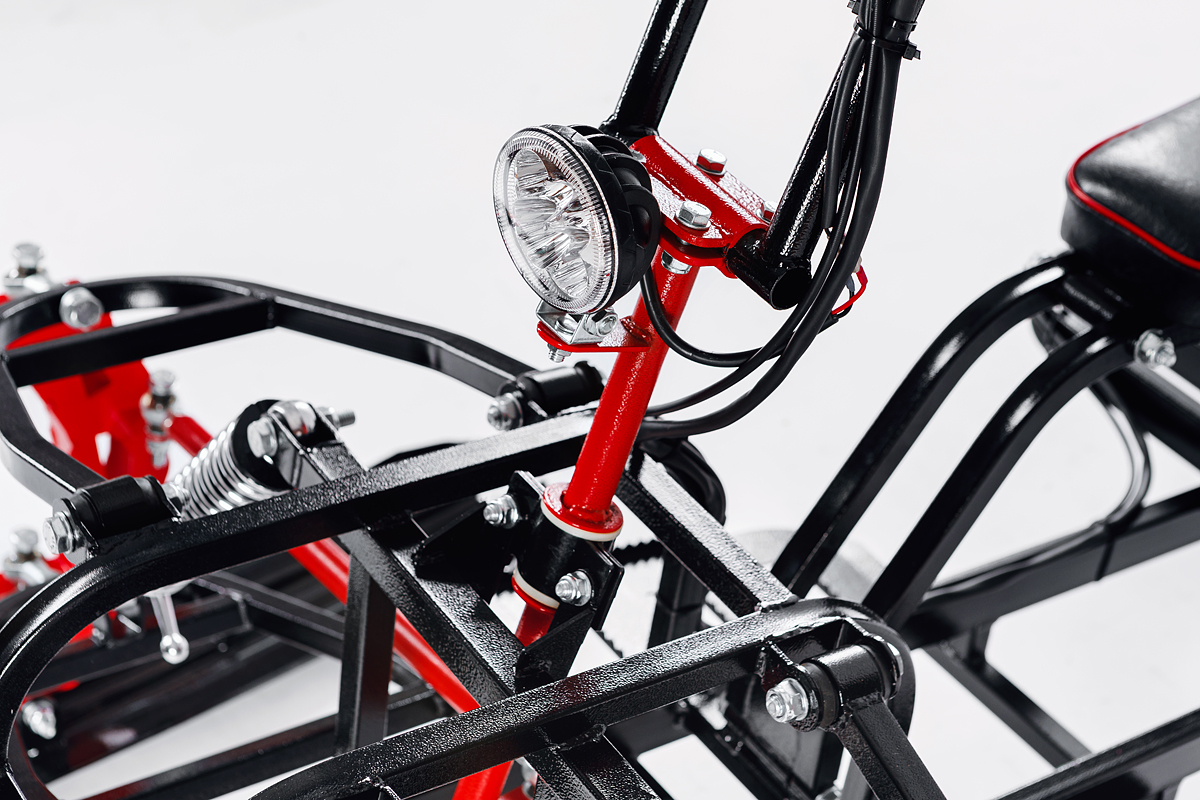 Лыжный модуль IKUDZO с подогревом ручек пластиковые лыжи в Ханты-Мансийске