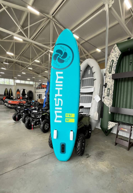 SUP (САП) Доска MISHIMO PRO-MAX Light Teal 11,6’ (355см) в Ханты-Мансийске