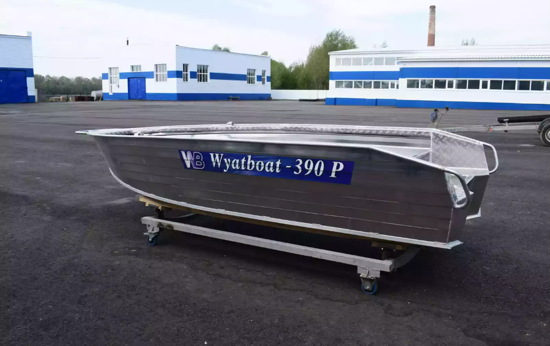 Алюминиевая лодка Wyatboat-390Р Увеличенный борт в Ханты-Мансийске