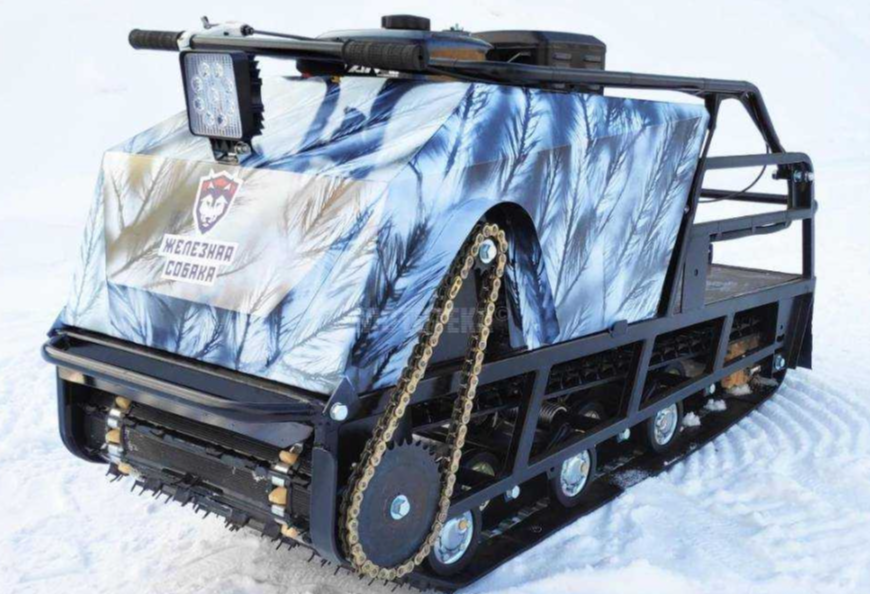 Мотобуксировщик Irondog (Железная собака) M500 20  Камуфляж Охотник в Ханты-Мансийске