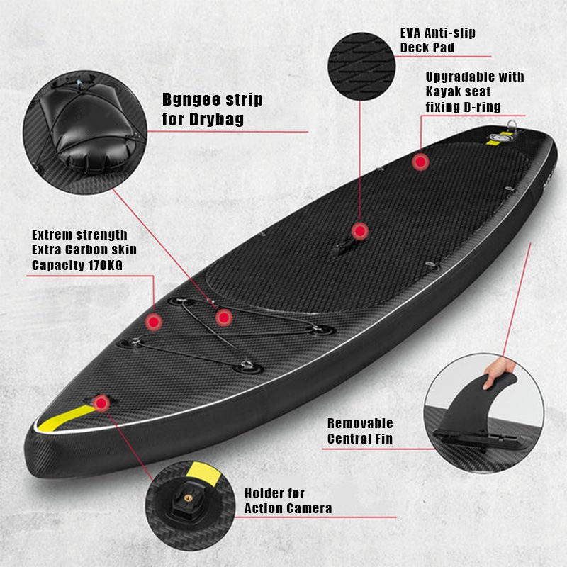 SUP (САП) ДОСКА MISHIMO CARBON DARKSIDE 11’ (335СМ) в Ханты-Мансийске