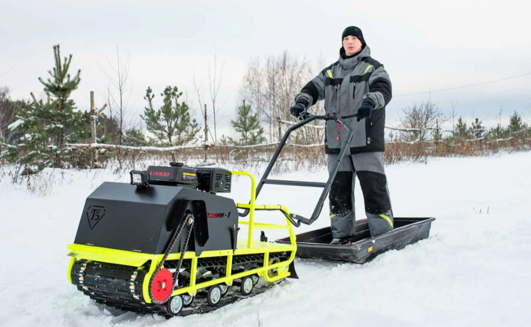 Мотобуксировщик Бурлак ХОЗЯИН-1 (капот металл) в Ханты-Мансийске