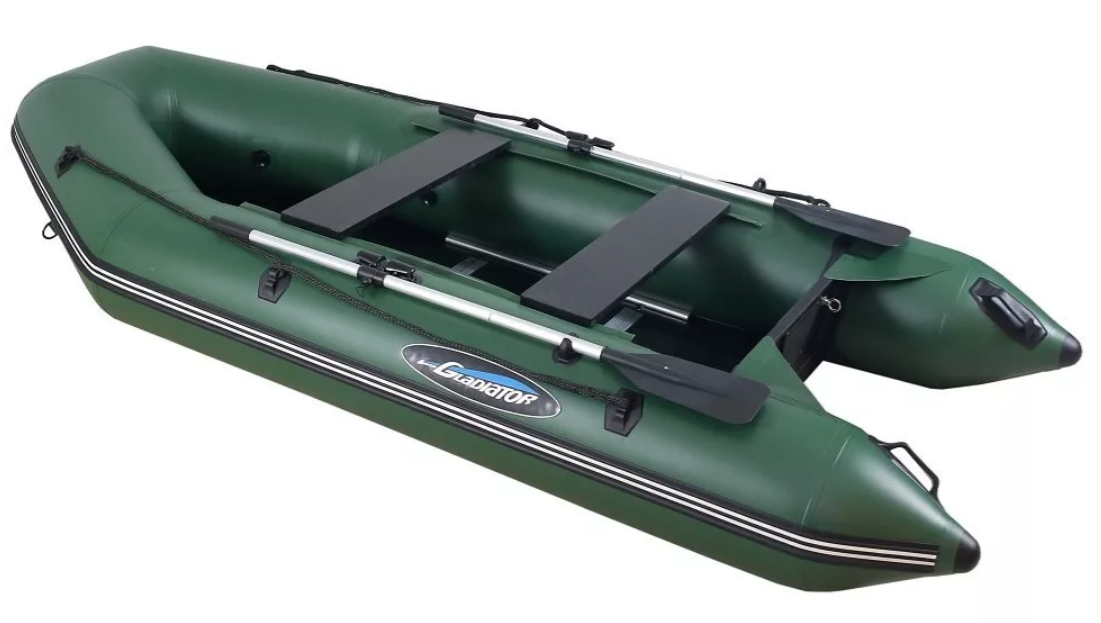 МОТОРНО-ГРЕБНАЯ ЛОДКА ПВХ GLADIATOR А 340 ТК С ФАНЕРНЫМ ПОЛОМ в Ханты-Мансийске
