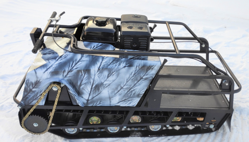 Мотобуксировщик Irondog (Железная собака) M500 20  Камуфляж Охотник в Ханты-Мансийске