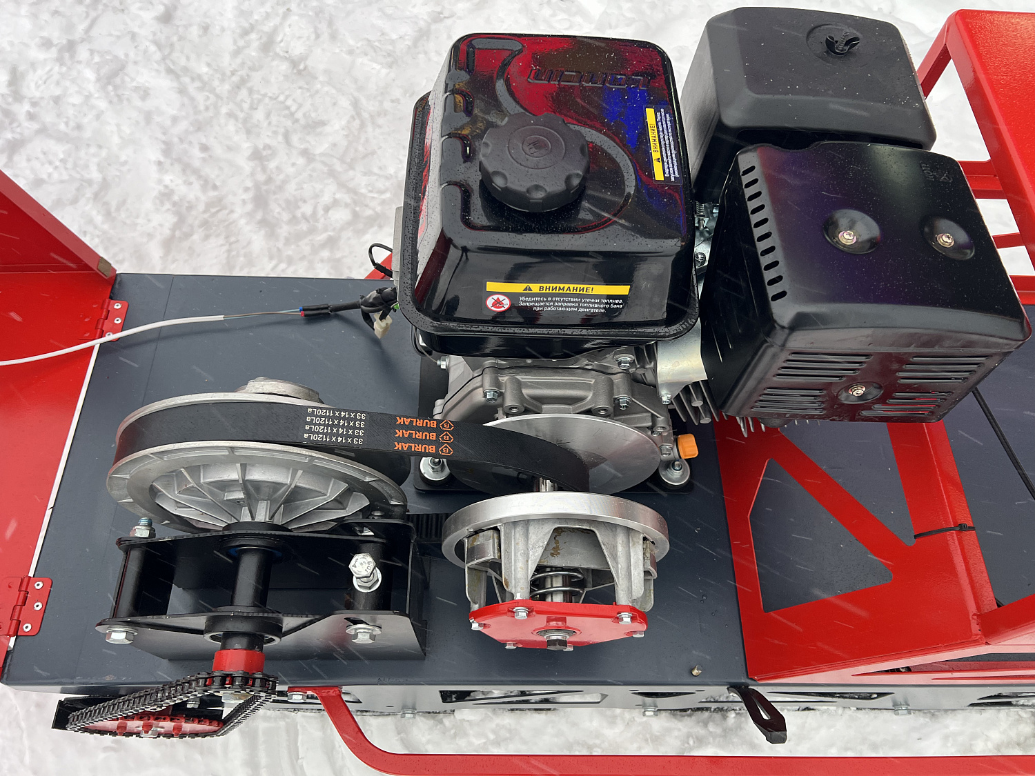 Мотобуксировщик EX-MOTO SNOWDOG S500 15л.с в Ханты-Мансийске