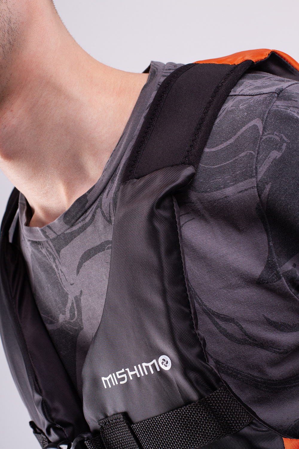 Жилет спасательный MISHIMO PRO Премиум качества Черно-оранжевый в Ханты-Мансийске